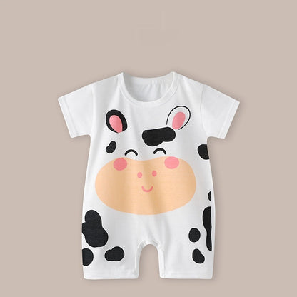 Baby Thin Short Sleeve Newborn Baby Child Jumpsuit Romper