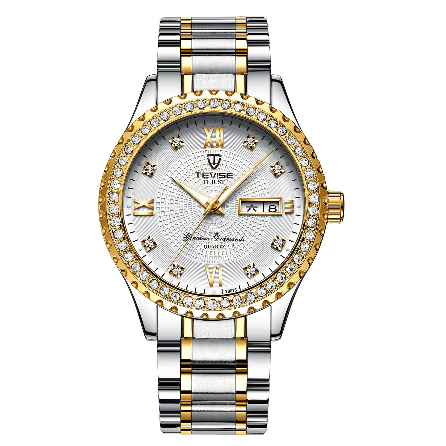 Couple montres Quartz or diamant montres minimalistes