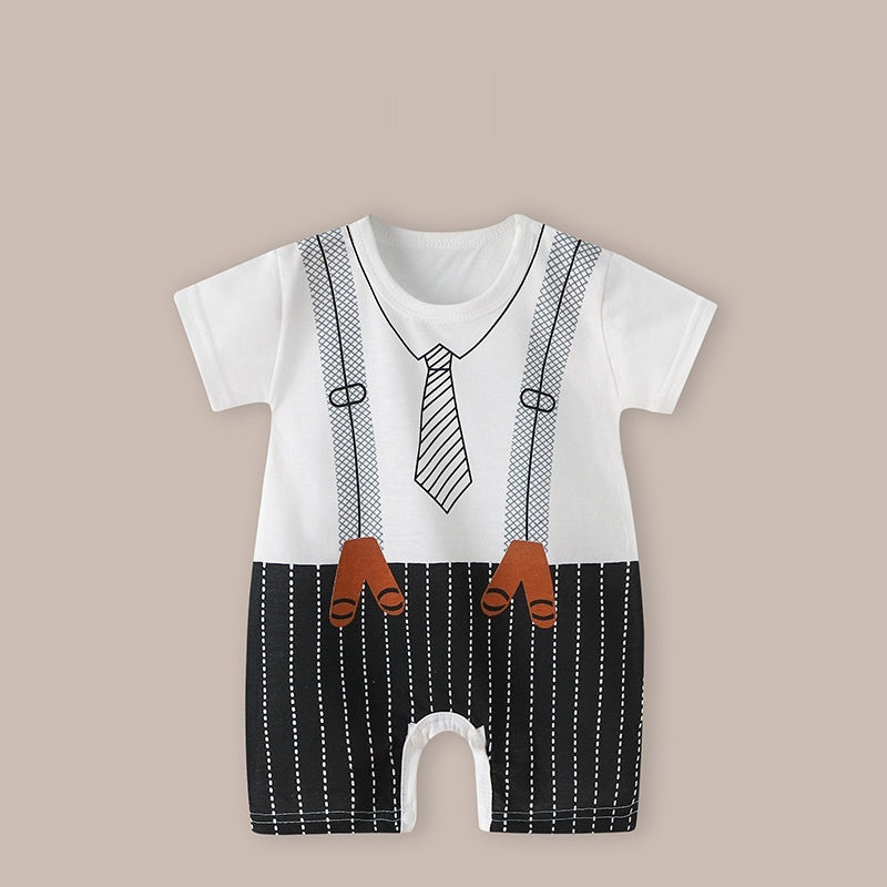 Baby Thin Short Sleeve Newborn Baby Child Jumpsuit Romper