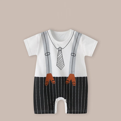 Baby Thin Short Sleeve Newborn Baby Child Jumpsuit Romper