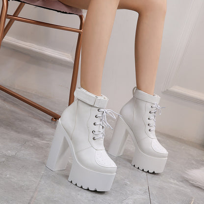 Chunky Martin ankle boots