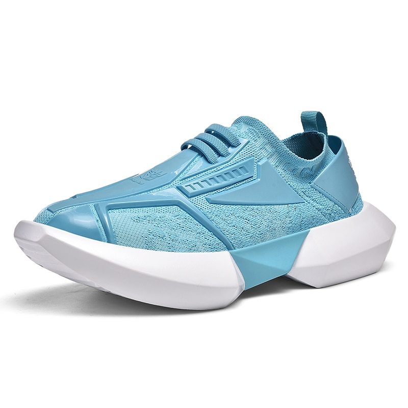 Nouvelles baskets à semelle épaisse hommes en plein air marche Sport Jogging chaussures chaussures de course légères pour hommes baskets de Sport taille 39-44