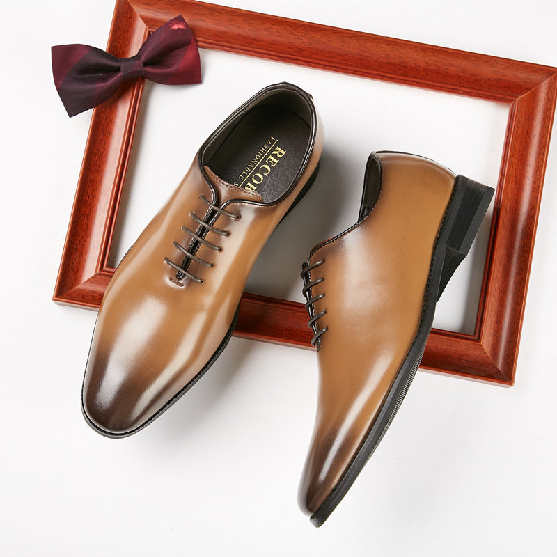 New Leather Hand-Polished Business Shoes For Men