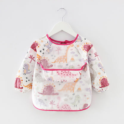 Bébé Manger Vêtements Tablier Enfant Robe Bébé Bavoir Imperméable