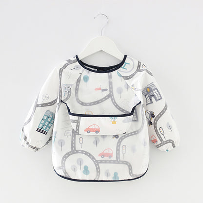 Bébé Manger Vêtements Tablier Enfant Robe Bébé Bavoir Imperméable