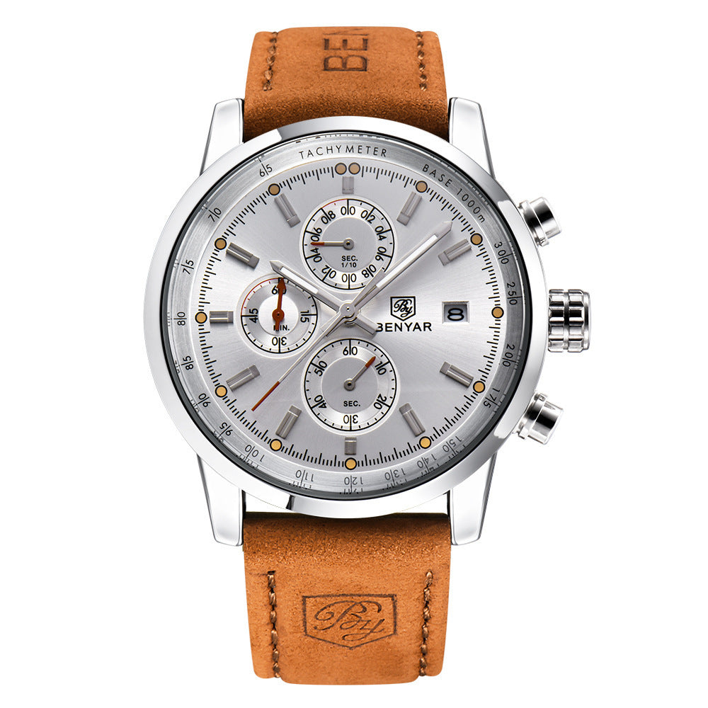 BENYAR Montres Hommes Marque De Luxe Quartz Montre