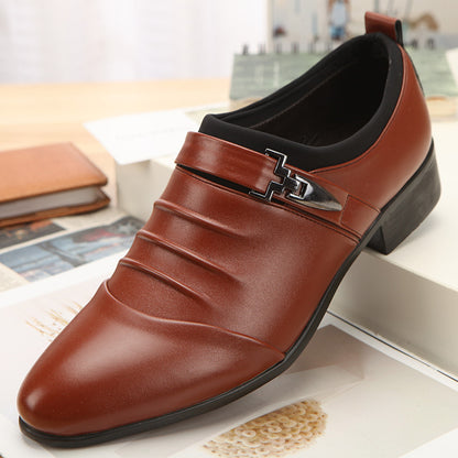 Version coréenne Noir Chaussures De Mariage Populaire Homme'' de Chaussures Pointu