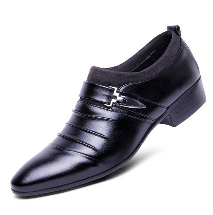 Version coréenne Noir Chaussures De Mariage Populaire Homme'' de Chaussures Pointu