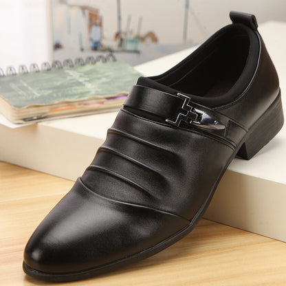 Version coréenne Noir Chaussures De Mariage Populaire Homme'' de Chaussures Pointu