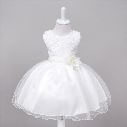 Bébé Sequin Robe Fleur Fille De Mariage Princesse Robe