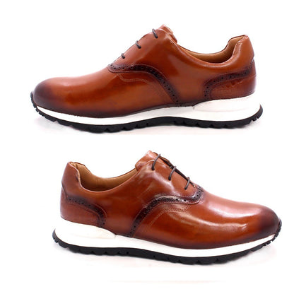 Respirant Et Non Slip En Cuir Hommes Chaussures