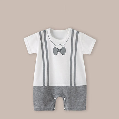 Baby Thin Short Sleeve Newborn Baby Child Jumpsuit Romper