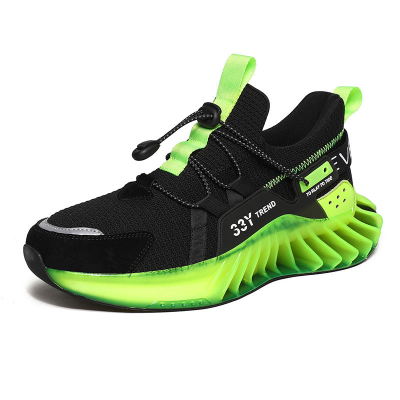 Fluorescent Lame Sneakers Respirant Chaussures de Formation Chaussures de Sport