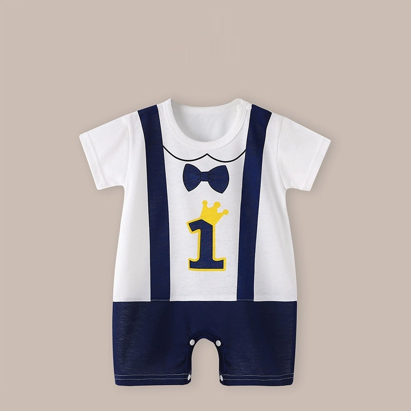 Baby Thin Short Sleeve Newborn Baby Child Jumpsuit Romper