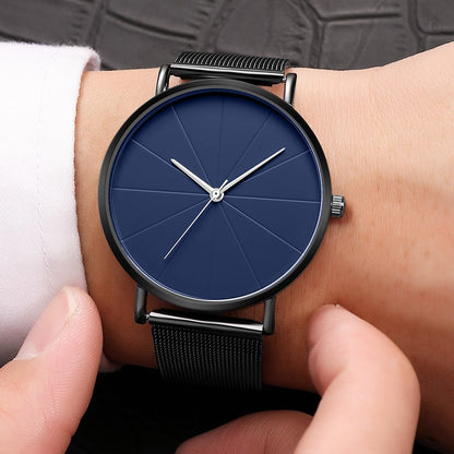 Montre-bracelet à quartz analogique pour hommes, en acier inoxydable | pour hommes | marque de luxe Masculino Reloj