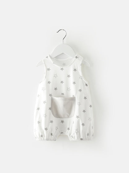 Baby sleeveless jumpsuit