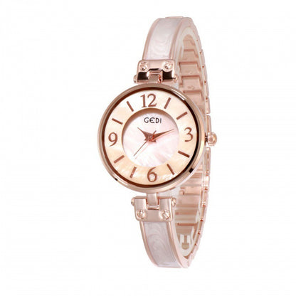 Women's Waterproof Simple Wrist Watch With Large Dial Student Art