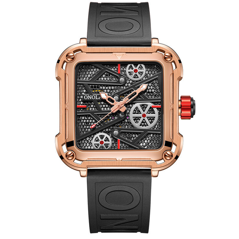 Mode Hommes Montre ONOLA Creux Plein Automatique De Luxe Montres Hommes